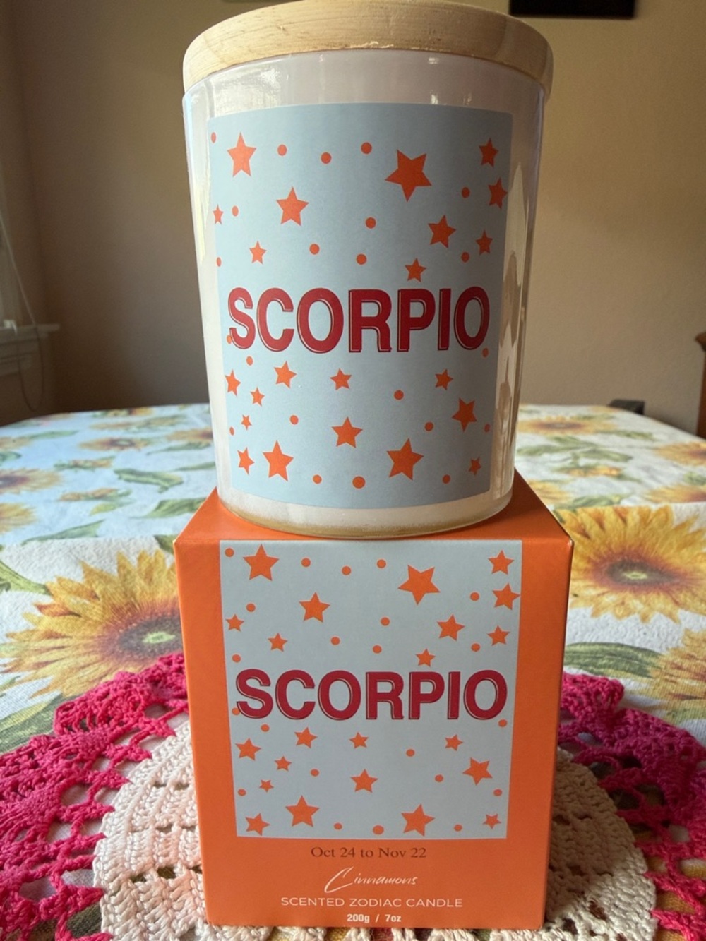 🕯️ Scorpio Scented Zodiac Candle 🕯️ NWT 🕯️